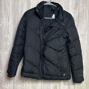 Columbia omni heat down puffer jacket Black Youth Size 14/16